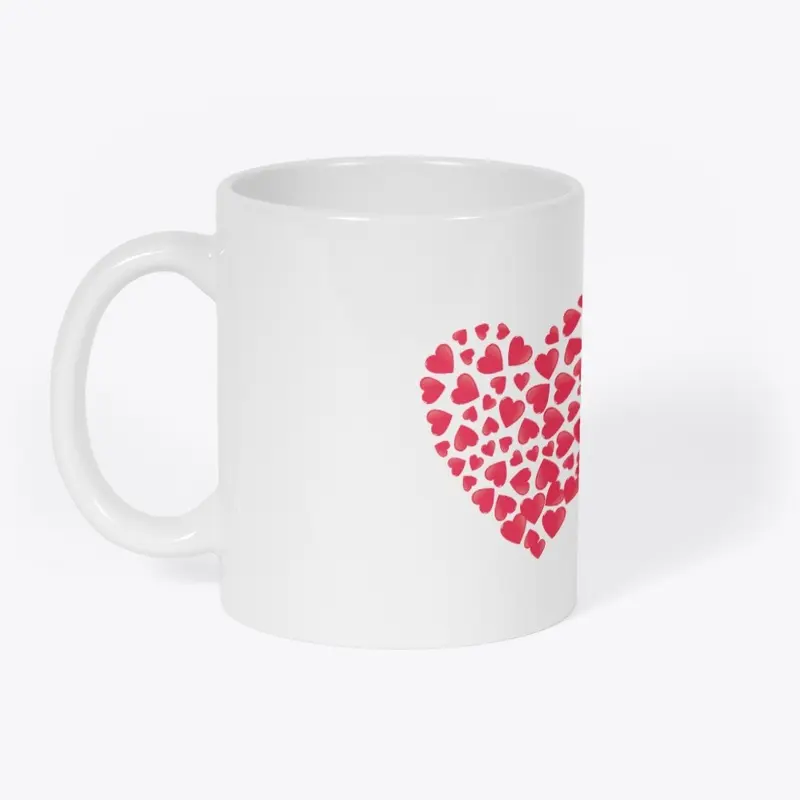 Heart of love mug 