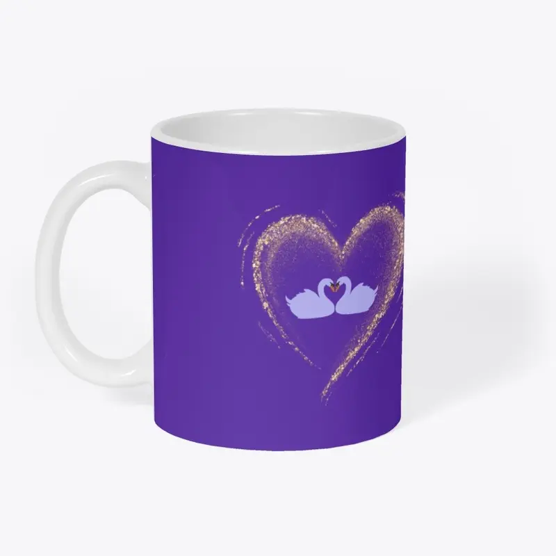 Love cygnes mug 