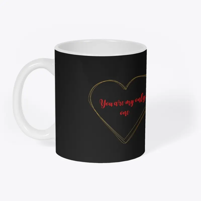 Message of love mug 